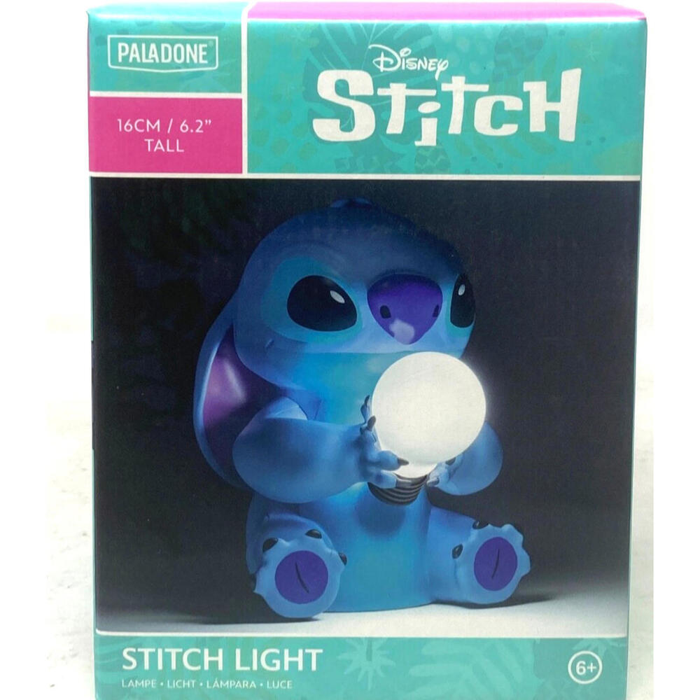 Paladone Stitch Light - Disney Collectible, Bedroom Bedside Lamp 16 cm/6.2" tall